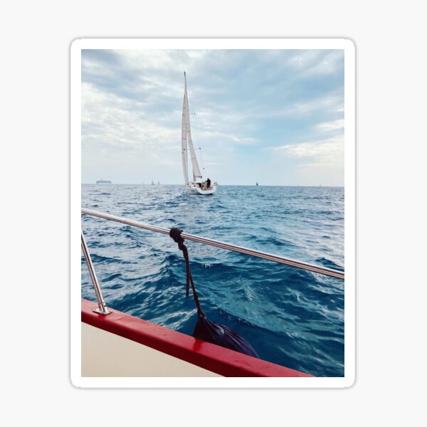 Item preview, Sailing, sailing boat, sailboat, sea lovers, wanderlust, Liguria designed and sold by Spallutos.