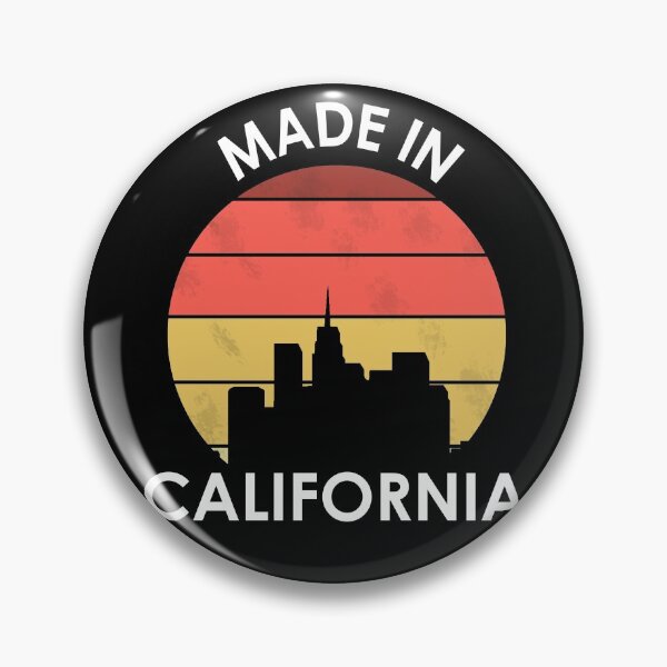 Item preview, Made in California retro sunset skyscrapers designed and sold by CrownsStore.