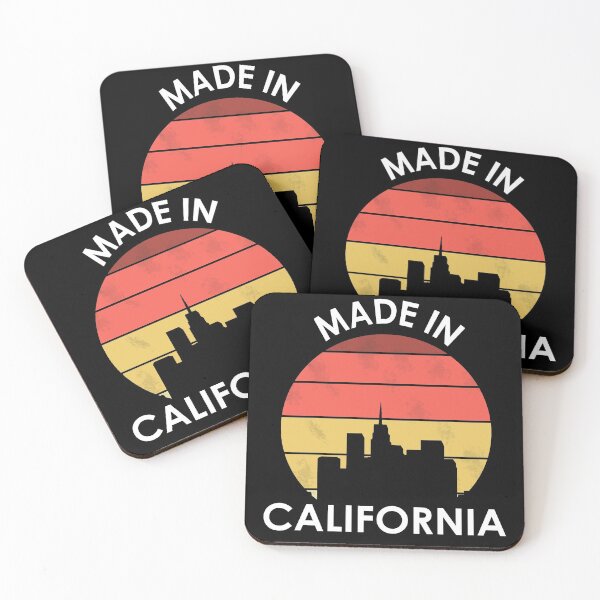 Item preview, Made in California retro sunset skyscrapers designed and sold by CrownsStore.