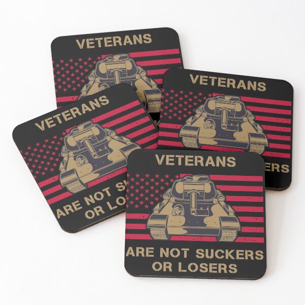Item preview, Veterans are not Suckers or Losers (Tank)(brown) designed and sold by Wanderers'  Arcadia.