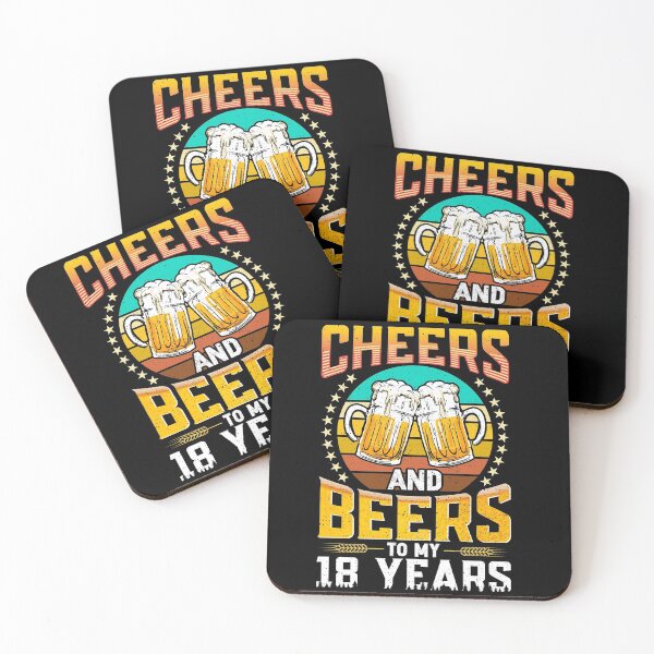 Item preview, Vintage 2002 Cheers And Beers To My 18 Years Birthday Gifts designed and sold by topdesignarts.