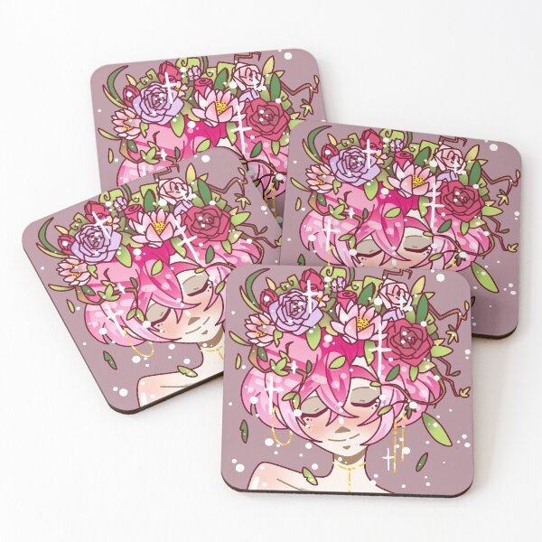 Item preview, Pink Flower Crown designed and sold by Marmalade-Bunny.