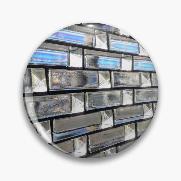 Item preview, Grey and Blue Glass Wall designed and sold by Tanja Dianova.
