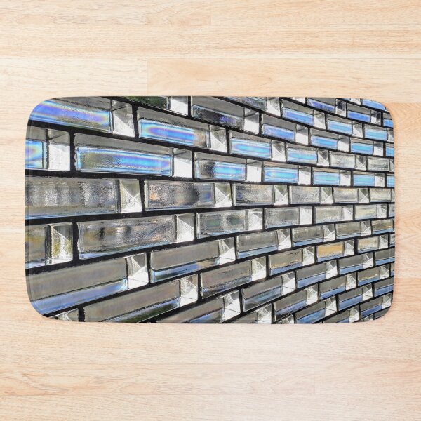 Item preview, Grey and Blue Glass Wall designed and sold by Tanja Dianova.