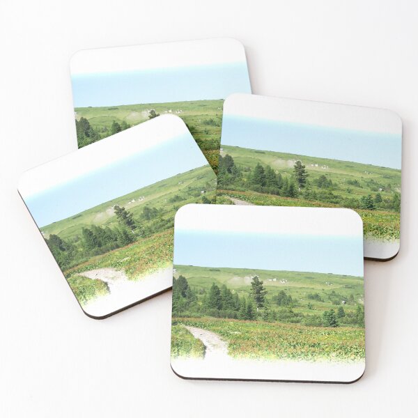 Item preview, Green Meadow and Coniferous Forest Photography designed and sold by LuckyKermit.