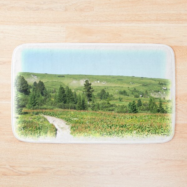 Item preview, Green Meadow and Coniferous Forest Photography designed and sold by LuckyKermit.