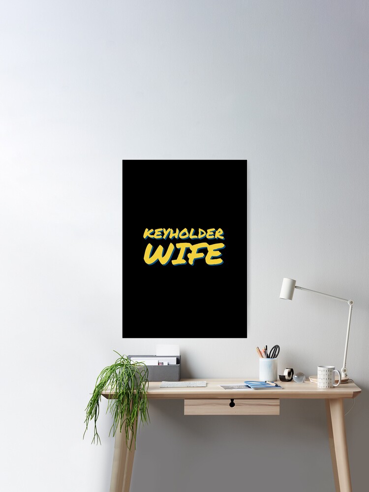 Key holder Wife Sticker for Sale by MatureShop72