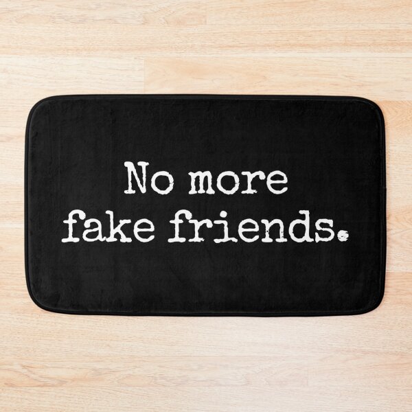 Item preview, No More Fake Friends. typewriter style designed and sold by MoClan-Graphics.