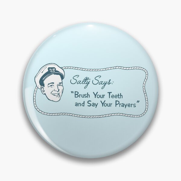 Item preview, BRUSH YOUR TEETH AND SAY YOUR PRAYERS! designed and sold by ThrowbackAds.