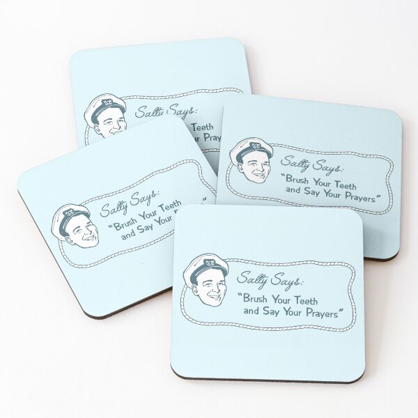 Item preview, BRUSH YOUR TEETH AND SAY YOUR PRAYERS! designed and sold by ThrowbackAds.