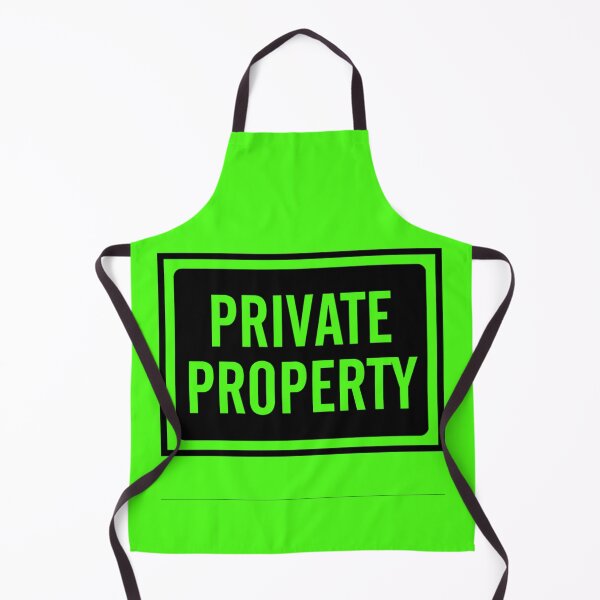 Item preview, Private Property designed and sold by roleshop.