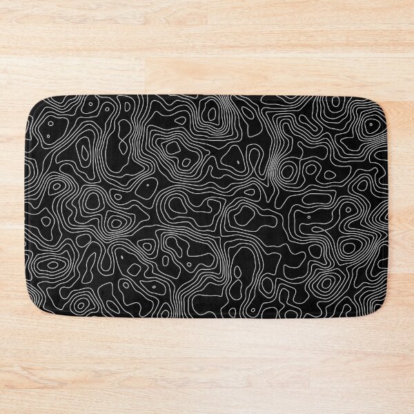Item preview, Black Topo Map designed and sold by hk2001.