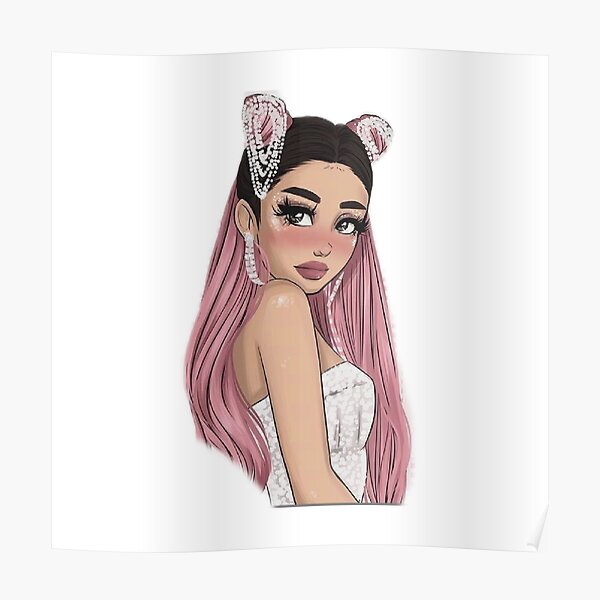 Arianagrande Poster By Reginalupu Redbubble