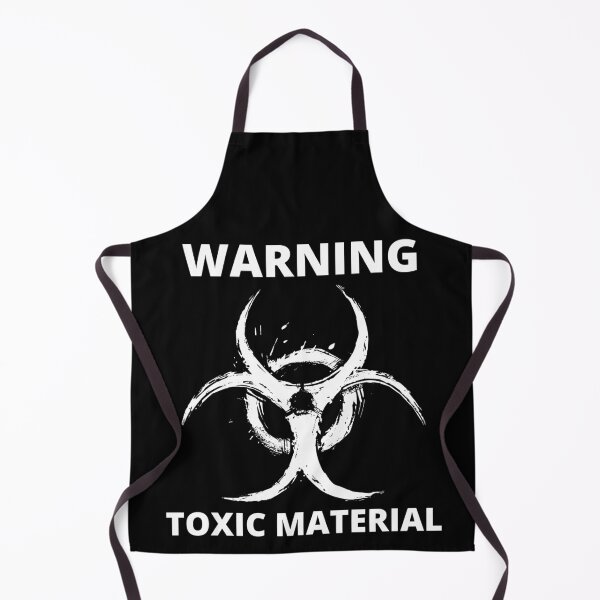 Item preview, Warning Toxic Material Funny Humor designed and sold by Tatt-Hooligans.