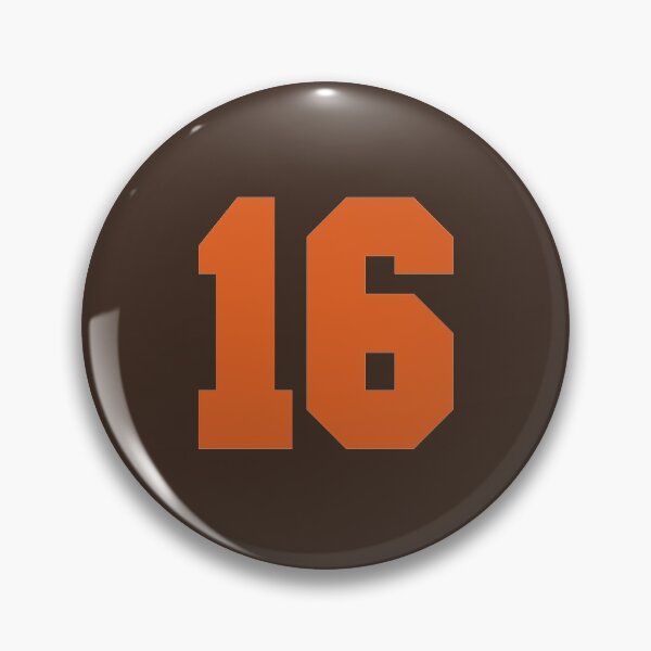 Item preview, 16 Number Cleveland Sports Sixteen Brown Jersey designed and sold by HelloFromAja.