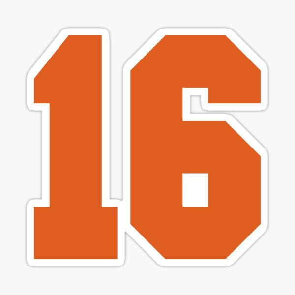 11 Number Cleveland Sports Eleven Brown Jersey Sticker for Sale by  HelloFromAja