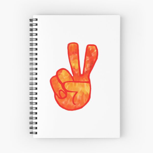 Item preview, Orange Tie-Dye Peace Sign designed and sold by KatharineArt.