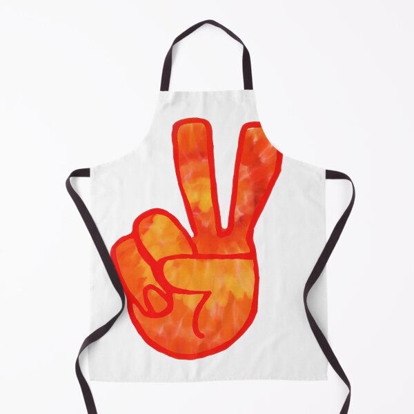 Item preview, Orange Tie-Dye Peace Sign designed and sold by KatharineArt.
