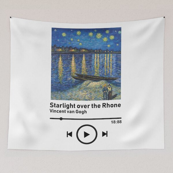 Item preview, Starlight over the Rhone by Vincent van Gogh designed and sold by nabiisalive.