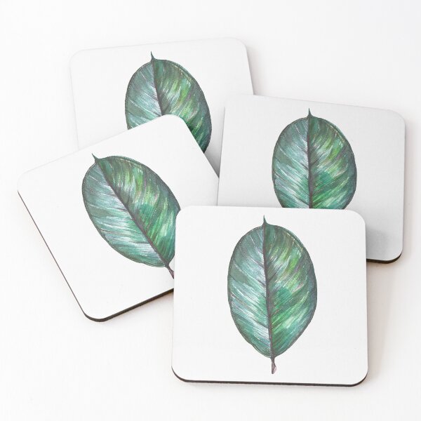 Item preview, Rubber Leaf Watercolor Painting  designed and sold by BohoMoon.