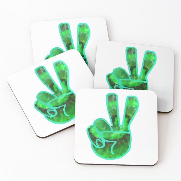Item preview, Green Tie-Dye Peace Sign designed and sold by KatharineArt.