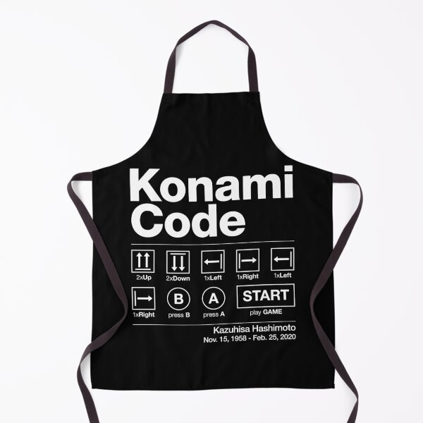 Item preview, The Konami Code by Kazuhisa Hashimoto designed and sold by cinemadnesshirt.