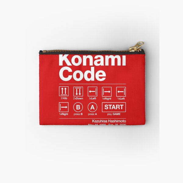 Item preview, The Konami Code by Kazuhisa Hashimoto designed and sold by cinemadnesshirt.