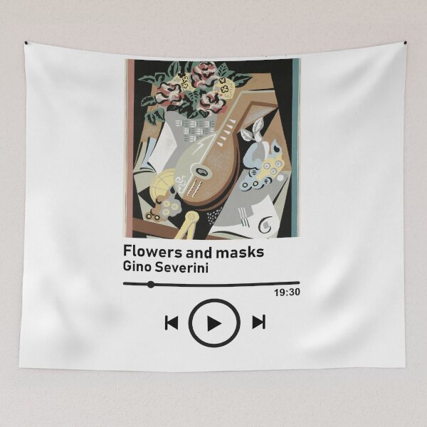 Item preview, Flowers and masks by Gino Severini designed and sold by nabiisalive.