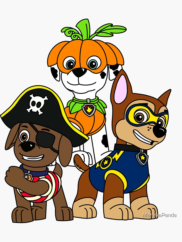 8 free printable Tracker Paw Patrol coloring pages in vector