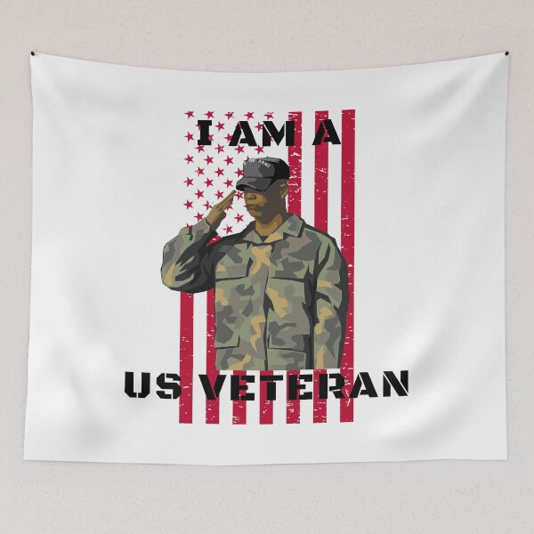 Item preview, I am a VETERAN (Black) designed and sold by Wanderers'  Arcadia.