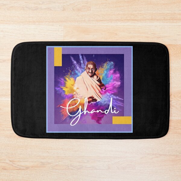 Item preview, Mahatma Gandhi Indian Lawyer Colorful Digital Art designed and sold by conceptDVS.