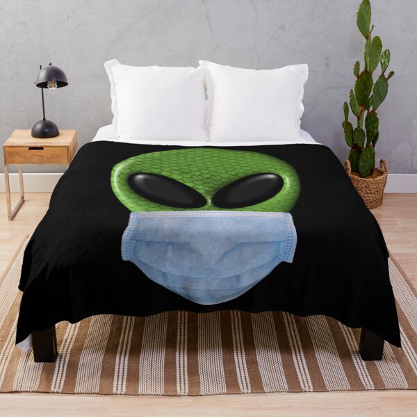 Item preview, Alien Wearing a Face Mask designed and sold by MarkUK97.