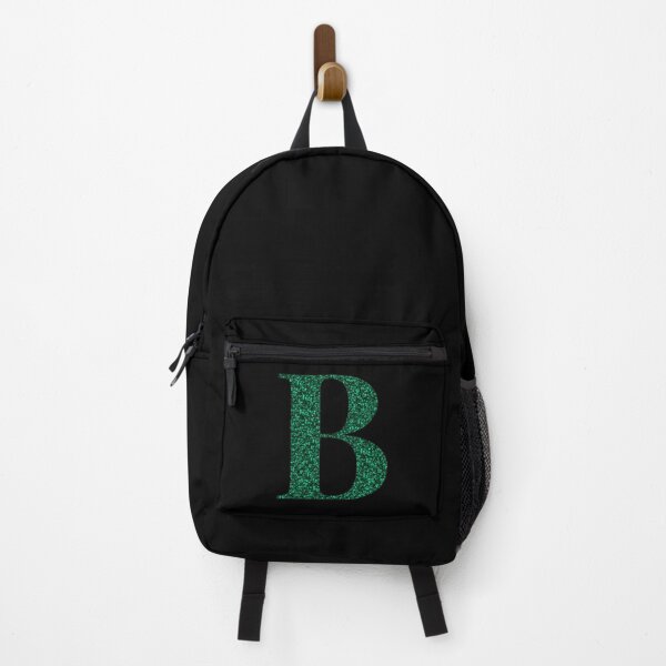 Item preview, Letter B Emerald Dark Green Glitter Effect Alphabet designed and sold by Sour Soul.