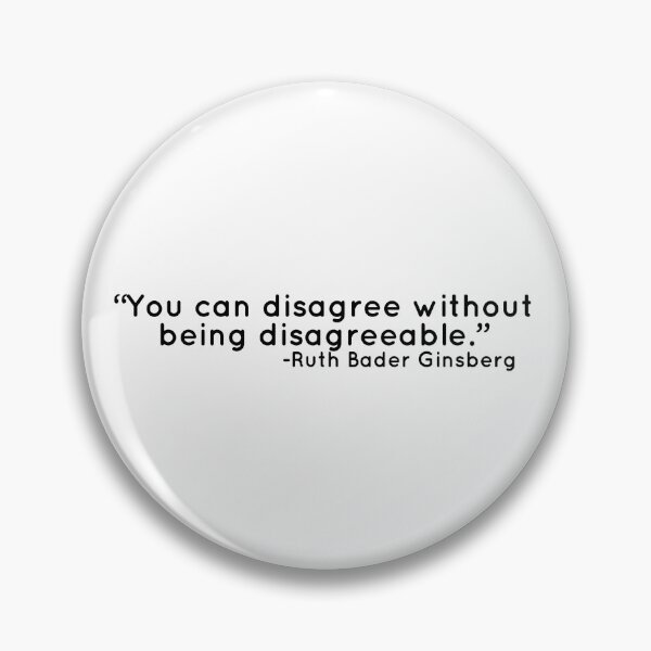Item preview, RBG on disagreement designed and sold by Yviemakes.