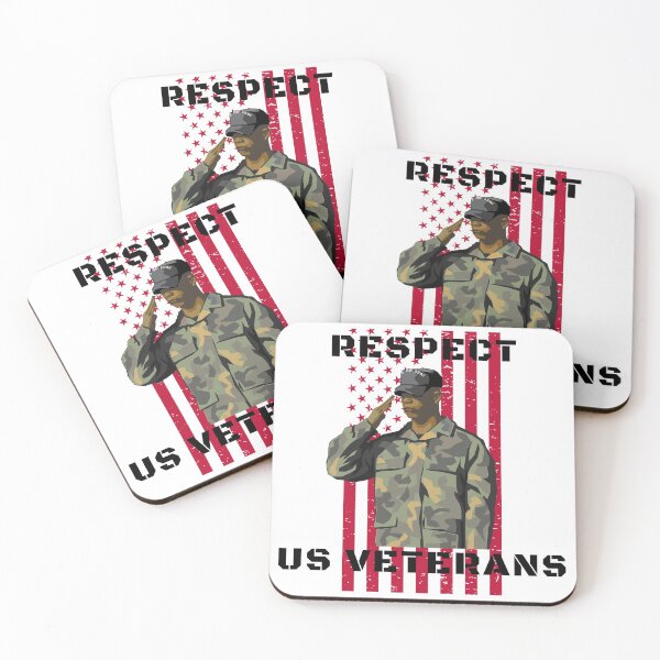 Item preview, Respect US VETERANS (Black) designed and sold by Wanderers'  Arcadia.