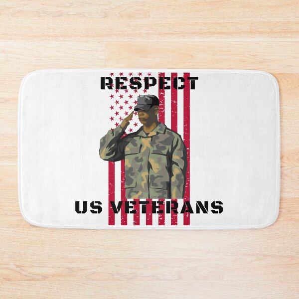 Item preview, Respect US VETERANS (Black) designed and sold by Wanderers'  Arcadia.