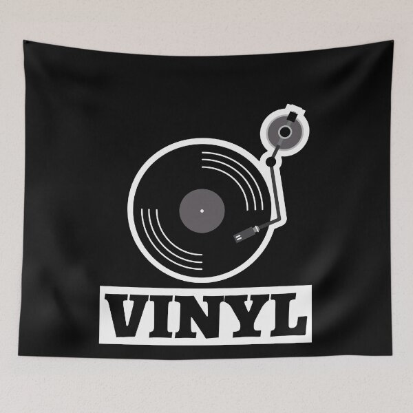 Item preview, Classic Vinyl Record Player Text designed and sold by jacks-tees.