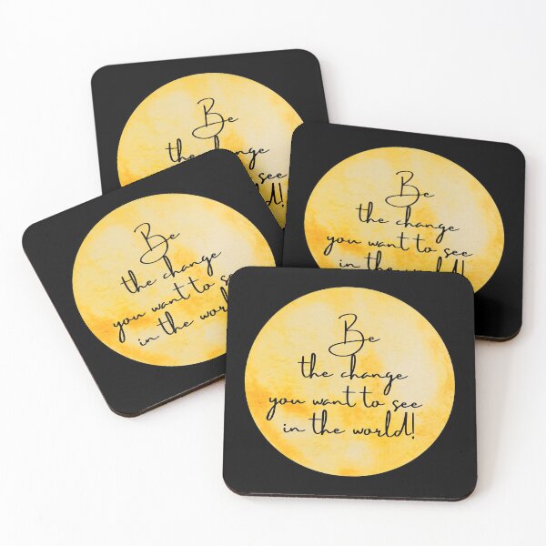 Item preview, Be the Change you want to see in the world - Mahatma Gandhi Saying designed and sold by conceptDVS.