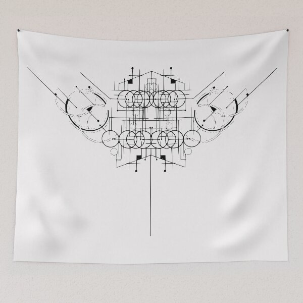 Item preview, Minimal geometric art designed and sold by SILVERAPPLE.