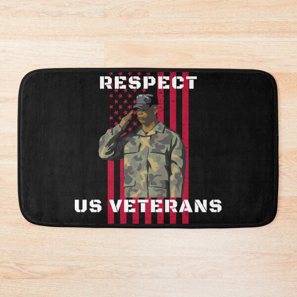 Item preview, Respect US VETERANS (White) designed and sold by Wanderers'  Arcadia.