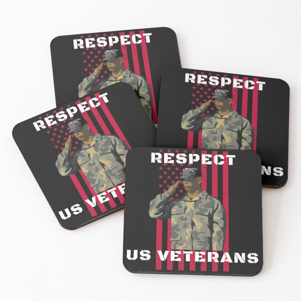 Item preview, Respect US VETERANS (White) designed and sold by Wanderers'  Arcadia.