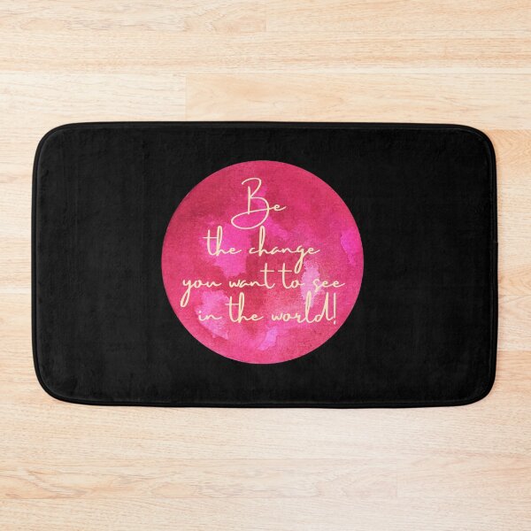 Item preview, Be the Change you want to see in the world - Mahatma Gandhi Saying designed and sold by conceptDVS.
