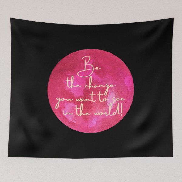 Item preview, Be the Change you want to see in the world - Mahatma Gandhi Saying designed and sold by conceptDVS.