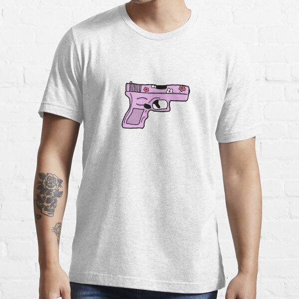 Pink store gun shirt