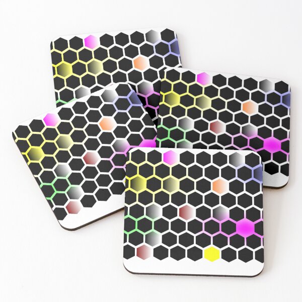 Item preview, Colorful honeycomb hexagon designed and sold by Marius-G.