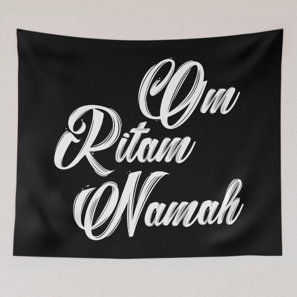Item preview, Om Ritam Namah (white) designed and sold by didijuca.