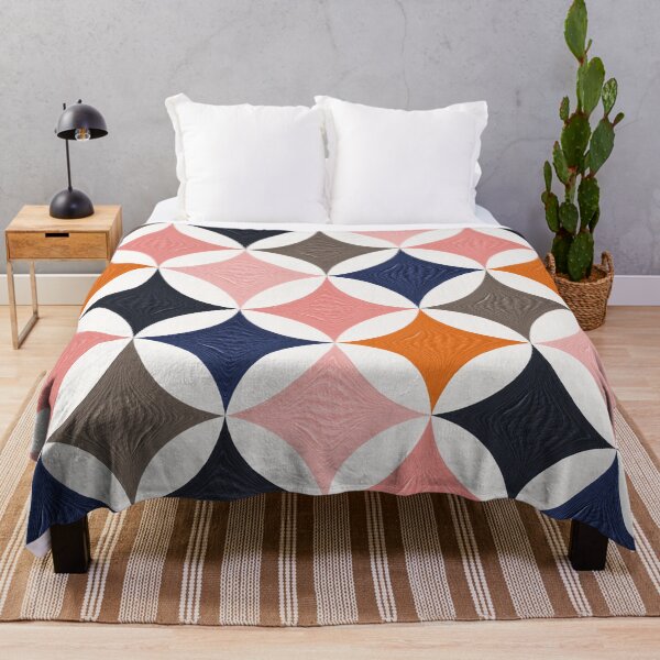 Item preview, Eclipse Pattern – Blush & Blue designed and sold by Cat Coquillette.