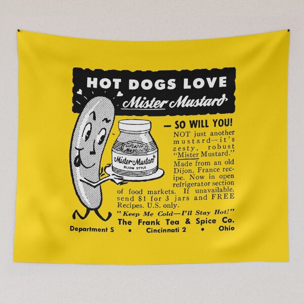 Item preview, MISTER MUSTARD - ADVERT designed and sold by ThrowbackAds.