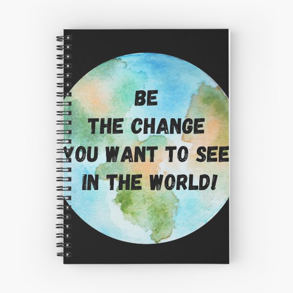 Item preview, Be the Change you want to see in the world - Mahatma Gandhi Saying designed and sold by conceptDVS.