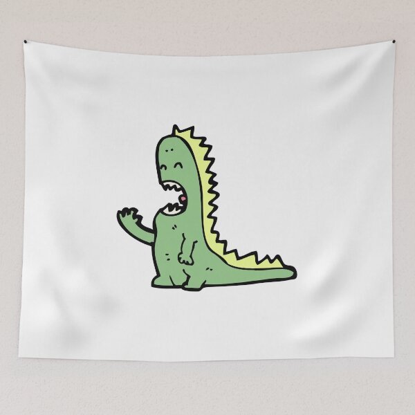 Item preview, Miss Neon Green Jagged Back Dino Monster designed and sold by wildflowerperks.